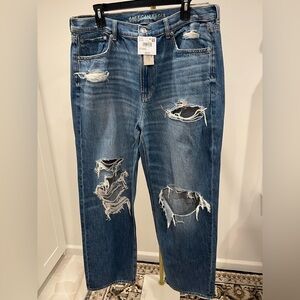 NWT American Eagle Super High-Rise Baggy Straight jeans